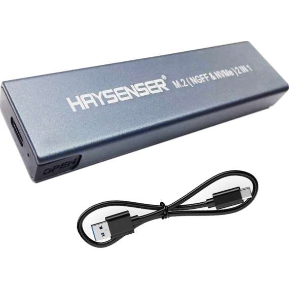 Haysenser NVMe/M.2 SATA III Enclosure