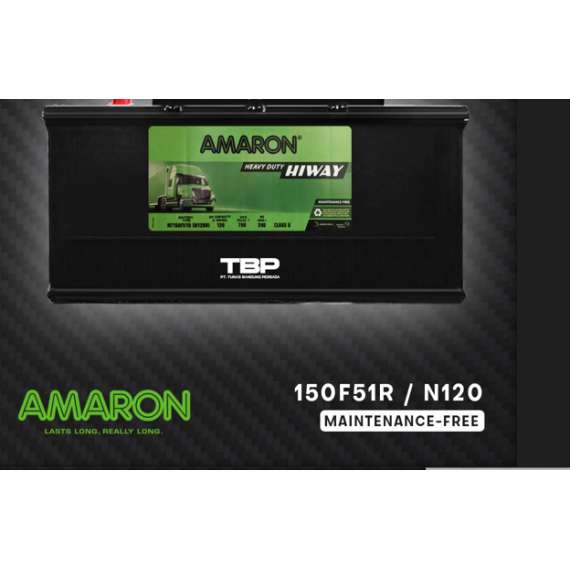 Amaron HCV120D04R/ N120 HI-WAY ULM Automotive/Generator Battery