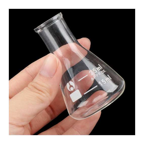 Borosil 25ml Glass Conical Flask