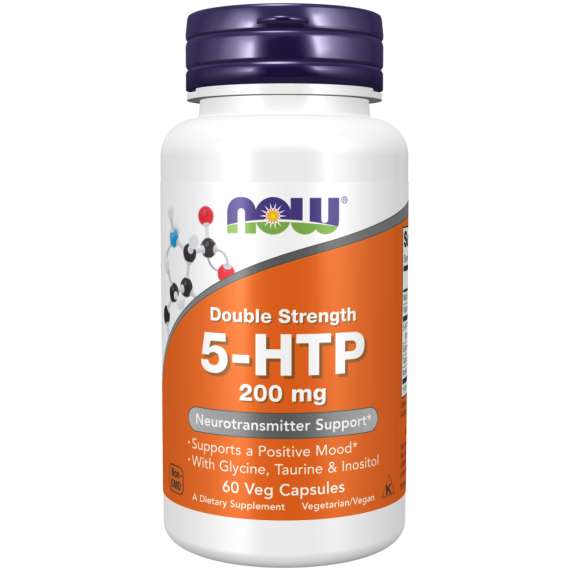 Now 200mg 5HTP 60VegCapsules Supplement