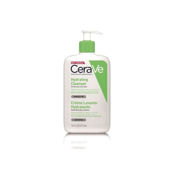 Cerave 473ml Normal to Dry Skin Hydrating Facial Cleanser