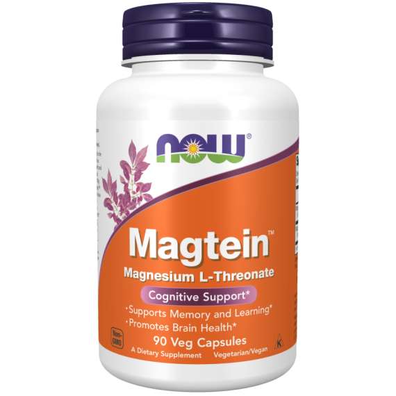 ​Now Magtein Magnesium L Threonate 90Capsules Supplement
