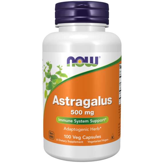 Now 500mg Astragalus 100Capsules Supplement