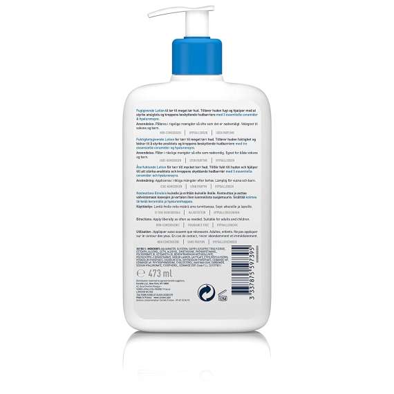 Cerave 473ml Daily Moisturizing Lotion For Dry to Very Dry Skin, 2 image