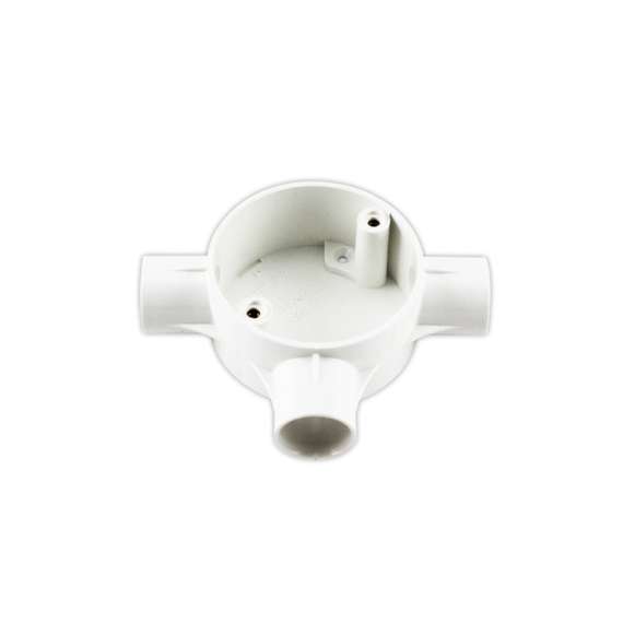 Tronic  CP JUN3-20-WH 3 Way Junction Circular Box