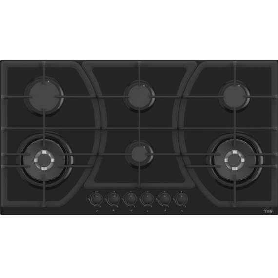 Mika MGH92602FBGW2 90cm Glass Built In Gas Hob