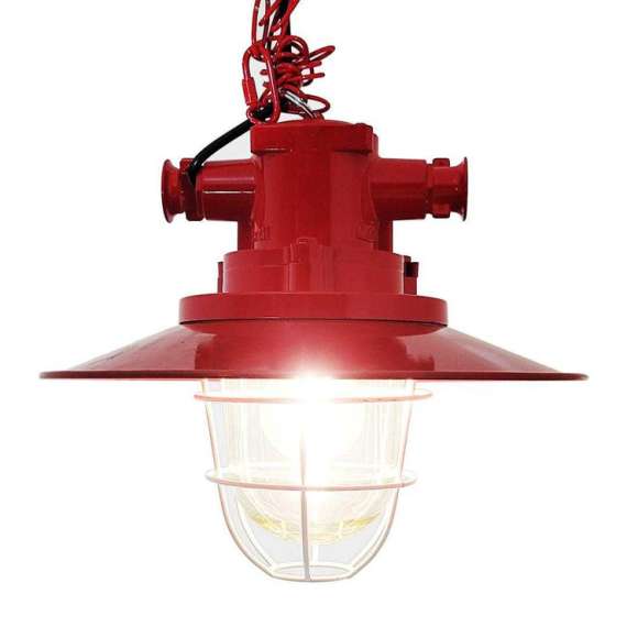 Tronic PL 7147-BK Retro Industrial Pendant Light, 4 image