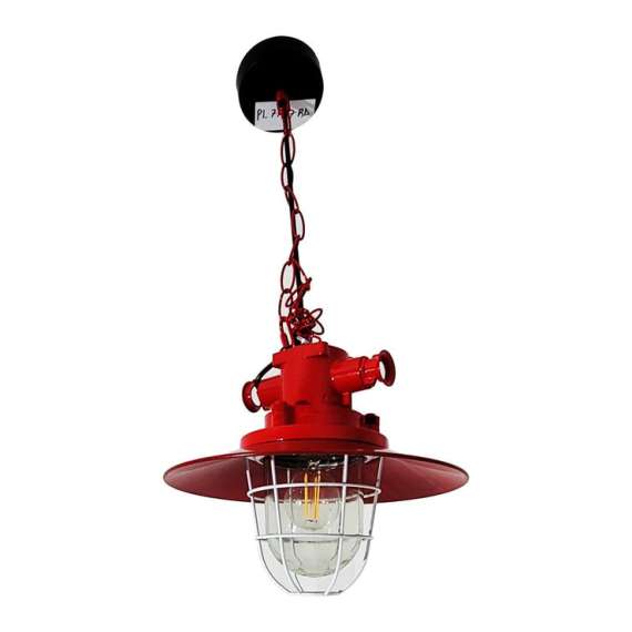 Tronic PL 7147-BK Retro Industrial Pendant Light, 2 image