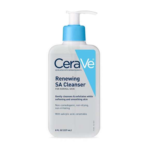 Cerave 237ml Salicylic Acid Renewing Face Cleanser For Normal Skin
