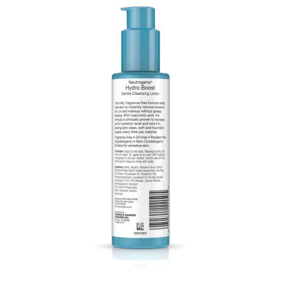Neutrogena 162ml Hydro Boost Gentle Cleansing Lotion, 2 image