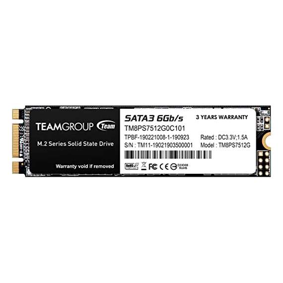 Team Group M.2 SATA III 512GB Internal SSD