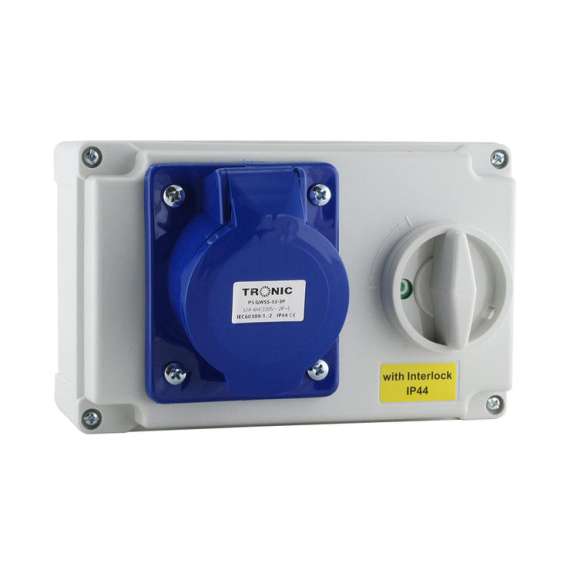 Tronic PS GWSS-32-3P Industrial Interlock Socket