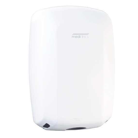 Mediclinics Machflow White Steel Auto Hand Dryer