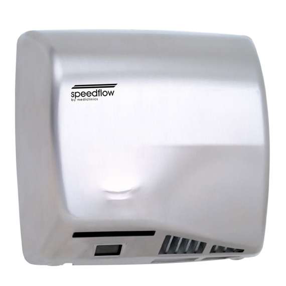 Mediclinics SpeedFlow Stainless Steel Satin Auto Hand Dryer