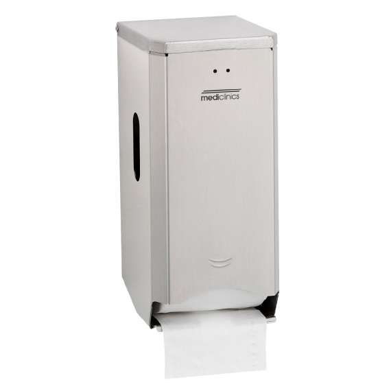Mediclinics Two Standard Toilet Roll Satin Dispenser