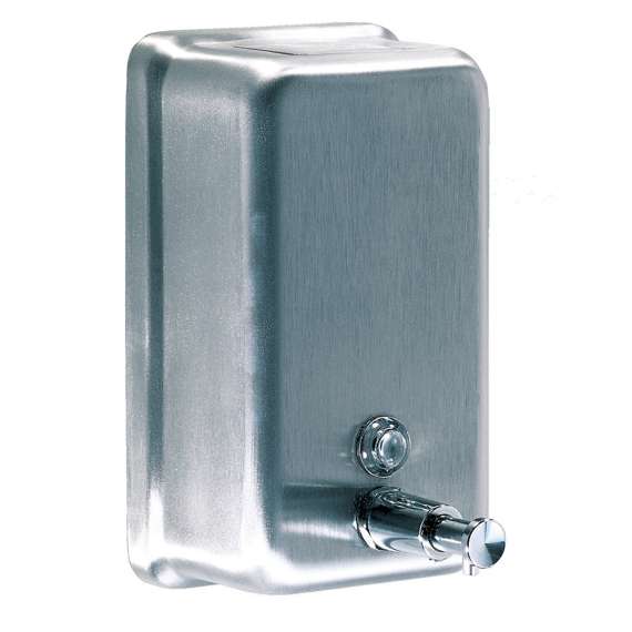 Mediclinics 1.2Litre Satin Manual Soap Dispenser