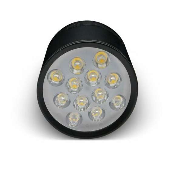 Illumat ILM0840LF LED 12W D55XH100MM 3000K Black Surface Downlight