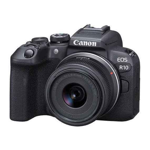 Canon EOS R10 Mirrorless Camera with 18-45mm Lens