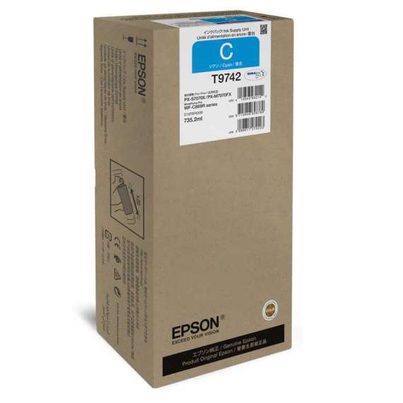 Epson T9742XXL Cyan Ink Cartridge
