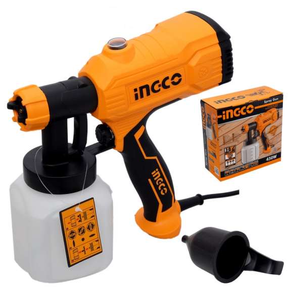 Ingco SPG3508 450W 0.1Bar Electric Spray Gun