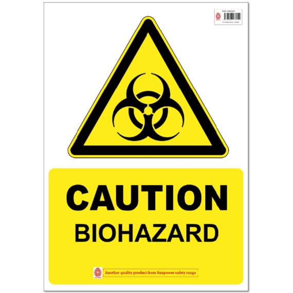 BIOHAZARD CAUTION SIGNAGE