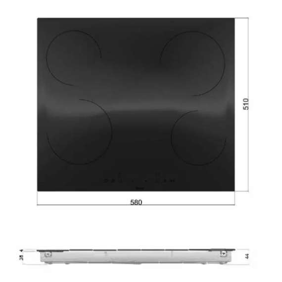 Mika MVCH641TC  60cm Glass Vitro Ceramic Hobs, 3 image