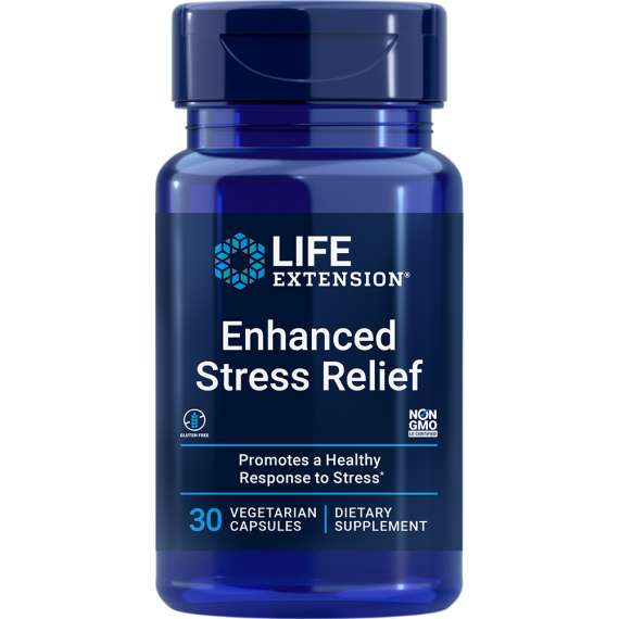 Life Extension Enhanced Stress Relief 30 Capsules Supplement