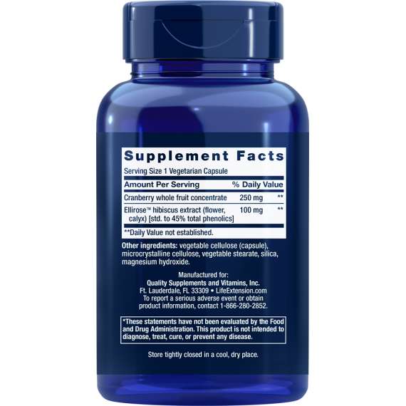 Life Extension Optimized Cran-Max 60 Capsules, 2 image