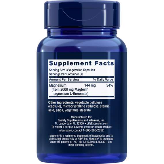 Life Extension NeuroMag L Threonate 90 Capsules, 2 image