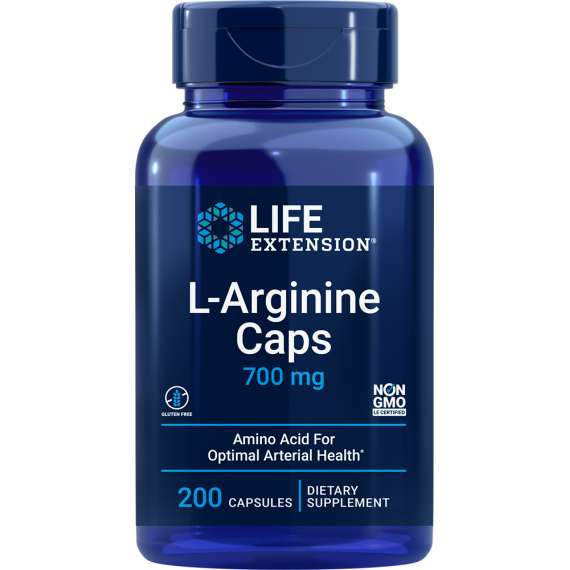 Life Extension 700mg L Arginine 200 Capsules
