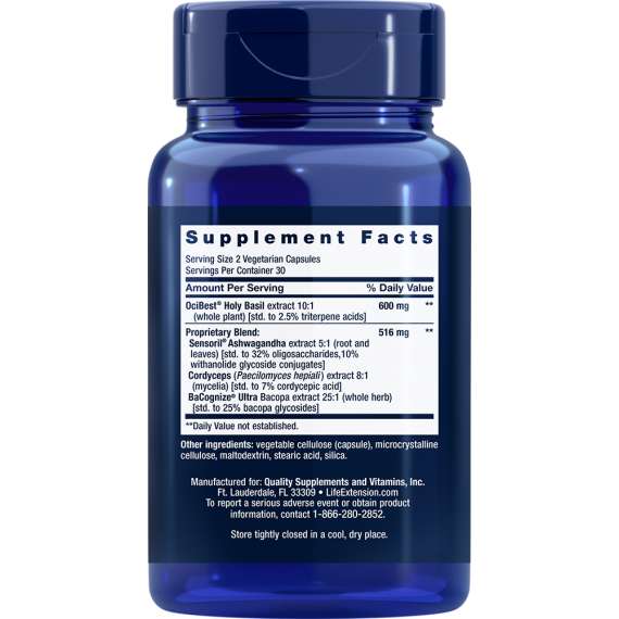 Life Extension Adrenal Energy Formula 60 Capsules, 2 image