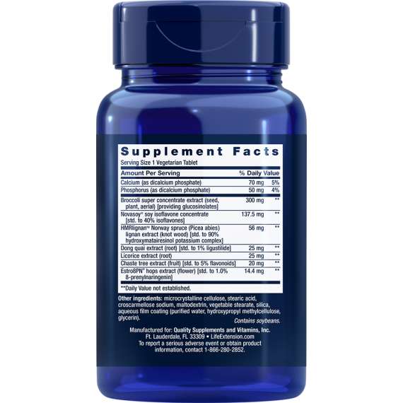 Life Extension Estrogen 30 Capsules Women Supplement, 2 image