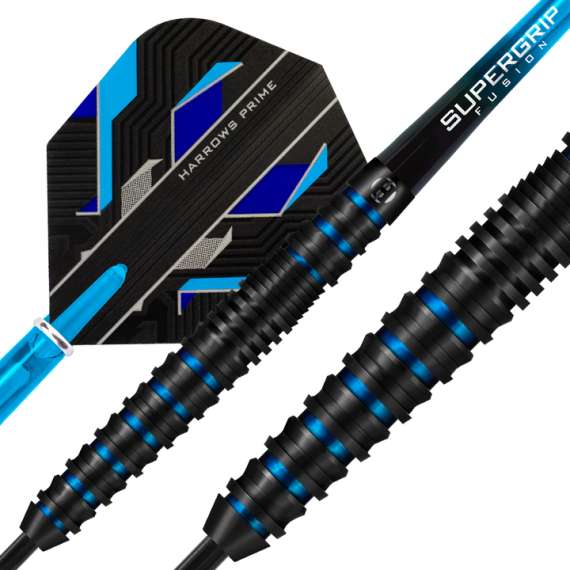 Harrows Spina Blue 90% Tungsten Steel Tip Darts, 3 image