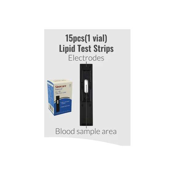 Sinocare PalmLab 15Pack Lipid Test Strips
