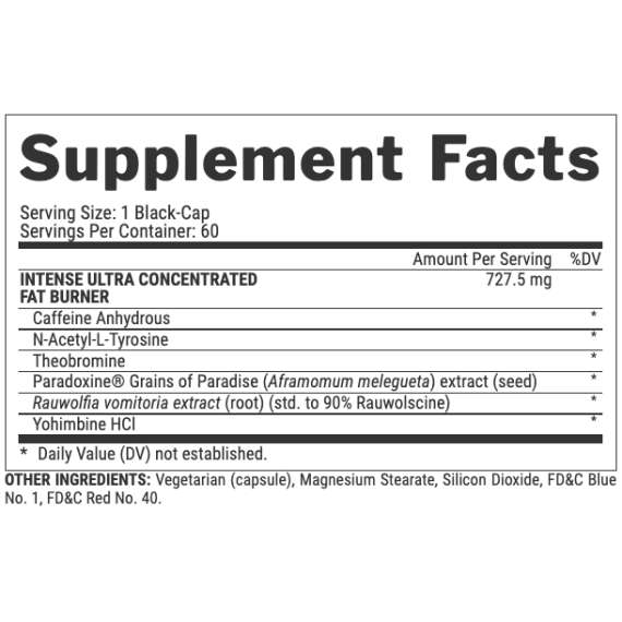 Nutrex Lipo6 Black Intense Ultra Concentrate 60 Capsules, 2 image