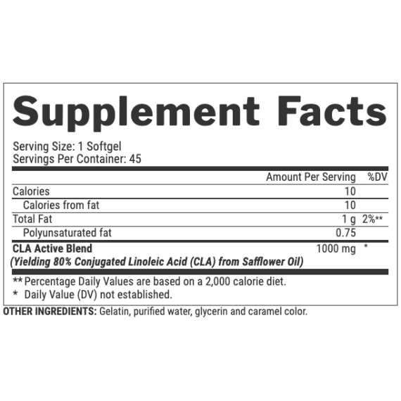 Nutrex Basix Series Lipo6 CLA 45 Softgels Supplement, 2 image