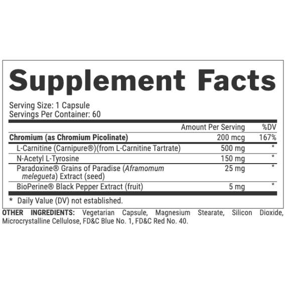 Nutrex Lipo6 Black Stim-Free 60 Dietary Supplement Capsules, 2 image