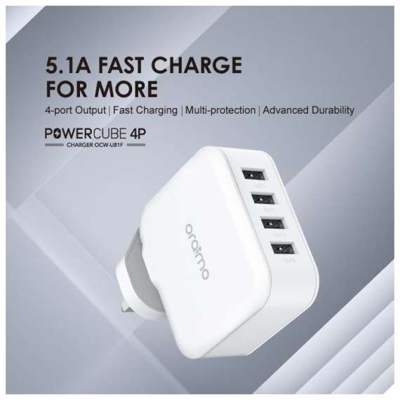Oraimo PowerCube 4 Port Power Adapter, 2 image