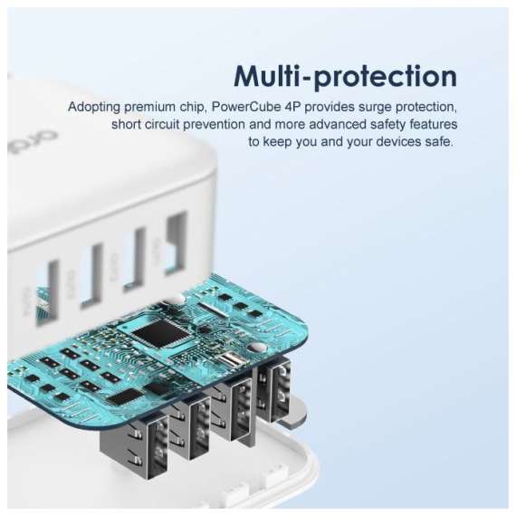 Oraimo PowerCube 4 Port Power Adapter, 3 image