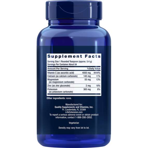 Life Extension 454g Buffered Vitamin C Powder, 2 image