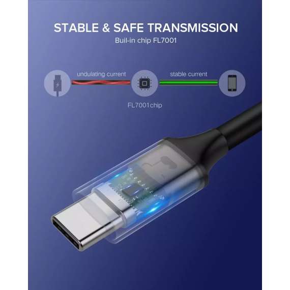 UGREEN Type-C Male to Male 3A USB Cable, 6 image