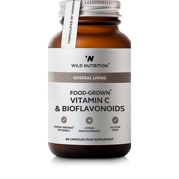 Wild Nutrition General Living Food-Grown  Vitamin C and Bioflavonoids 60 Capsules