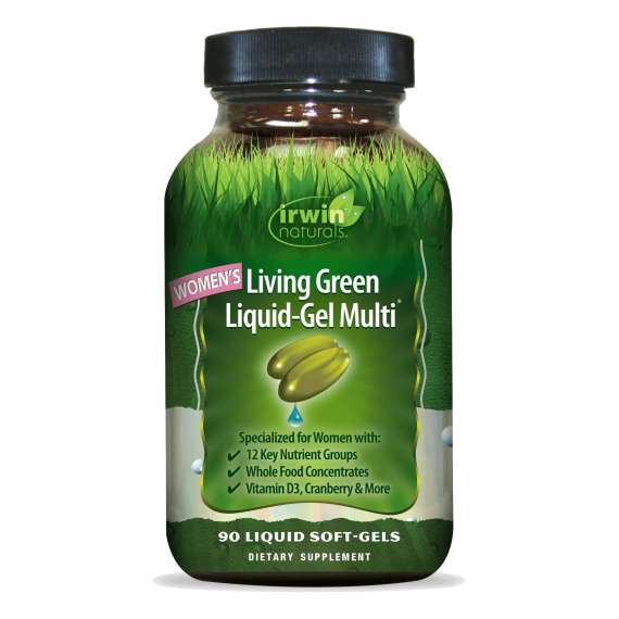 Irwin Women's Living Green Liquid-Gel Multi 90 Liquid Softgels Supplement