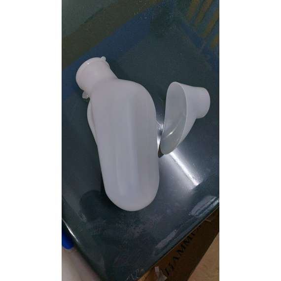 Generic 1Litre Unisex Plastic Urine Bottle Set