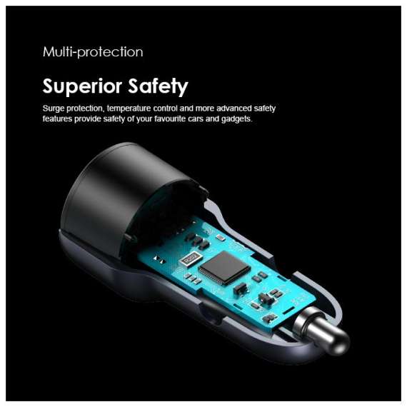 Oraimo Bullet 48 48W Fast Charging Car Charger, 6 image