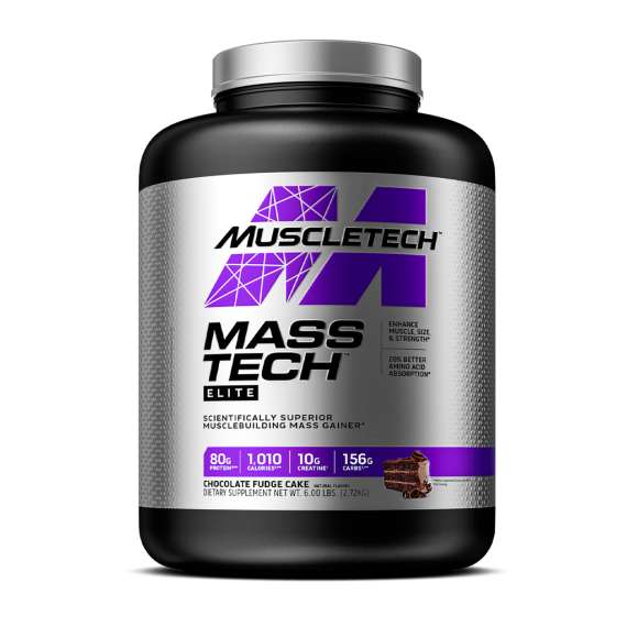 Muscletech 6lb Masstech Elite Mass Gainer Supplement