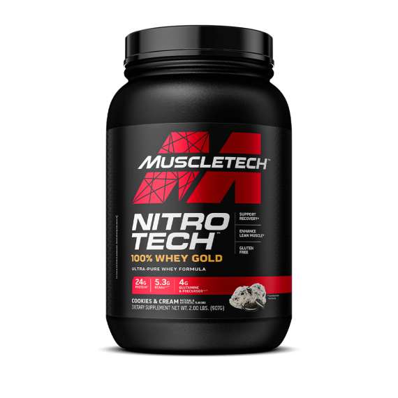 Muscletech Nitrotech 2Lb Whey Gold Supplement, 2 image