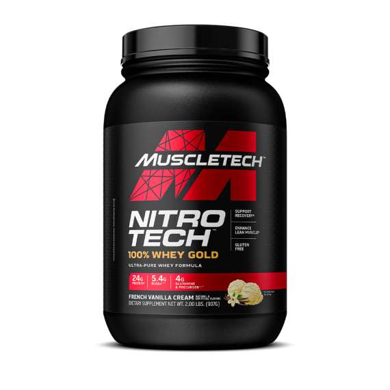 Muscletech Nitrotech 2Lb Whey Gold Supplement