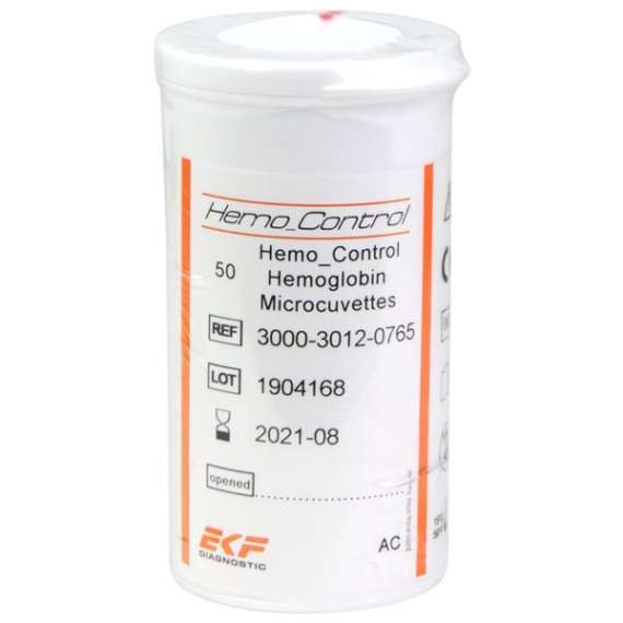 EKF Diagnostics 50Pack Hemoglobin Microcuvettes