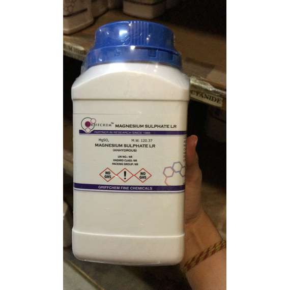 Griffchem 500G Magnesium Sulphate Anhydrous Lab Reagent, 2 image
